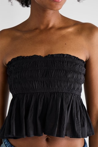 Top bustier - Noir