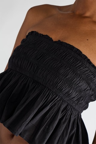 Top bustier - Noir