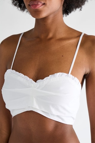 Crop top - Blanc