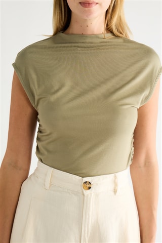 Top - Vert olive