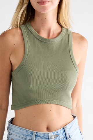 Crop top - Vert olive