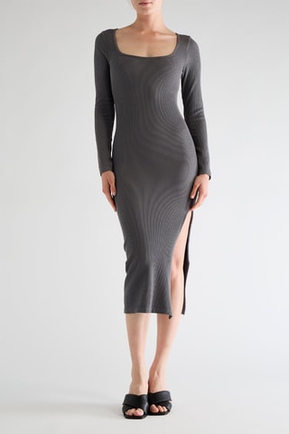 Robe droite - Gris