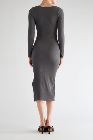 Robe droite - Gris
