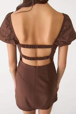 Robe trapèze - Marron