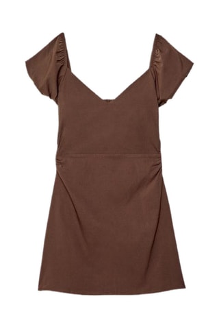 Robe trapèze - Marron