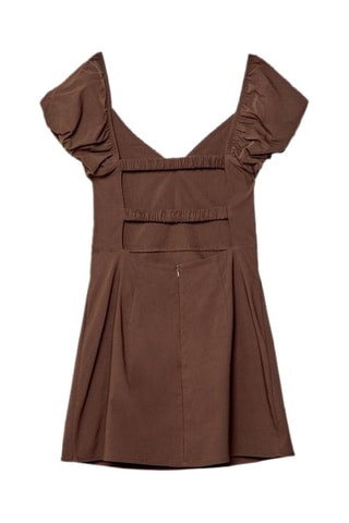Robe trapèze - Marron