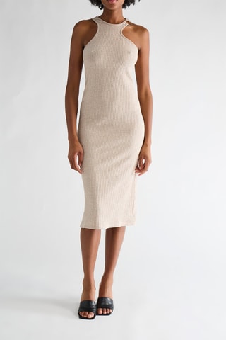 Robe droite - Beige