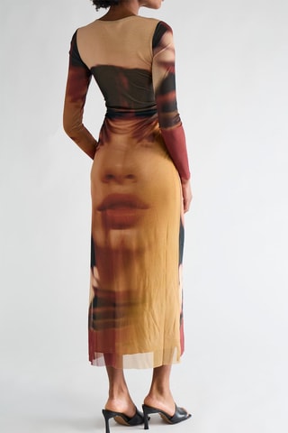 Robe midi - Orange