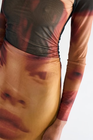 Robe midi - Orange