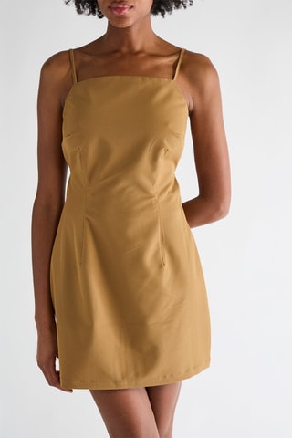Robe patineuse - Marron clair