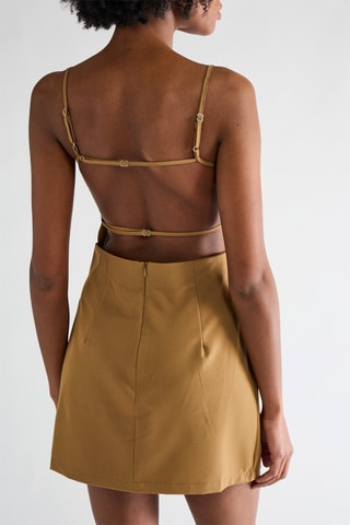 Robe patineuse - Marron clair
