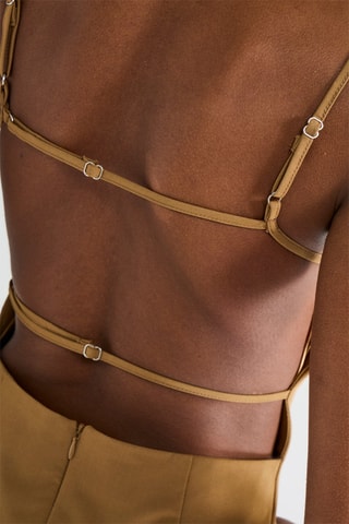 Robe patineuse - Marron clair