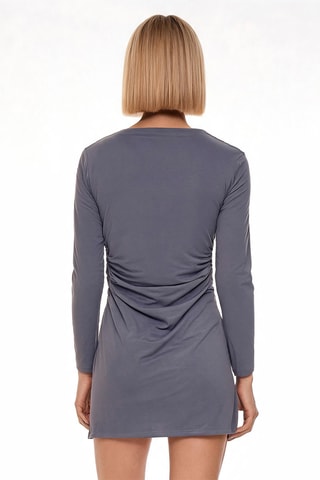Robe droite - Gris
