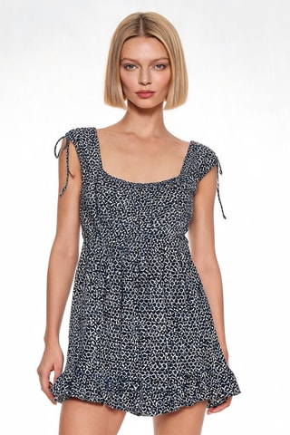 Robe patineuse - Bleu nuit