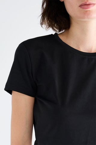 T-shirt cropped - Noir
