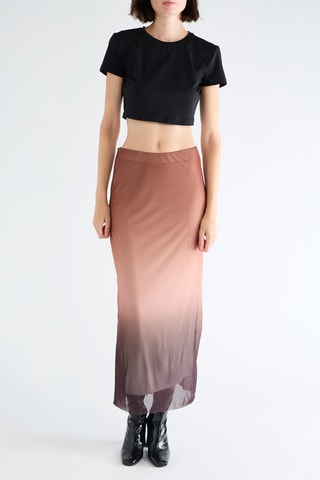 T-shirt cropped - Noir