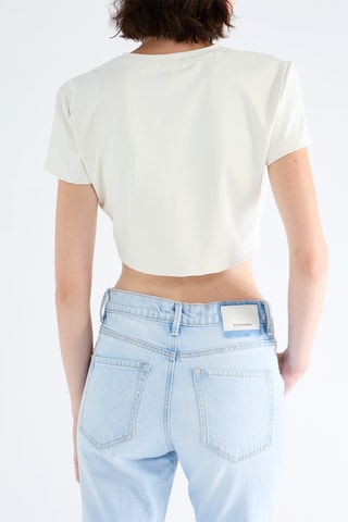 T-shirt cropped - Blanc