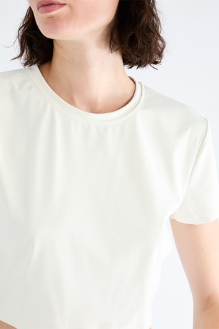 T-shirt cropped - Blanc