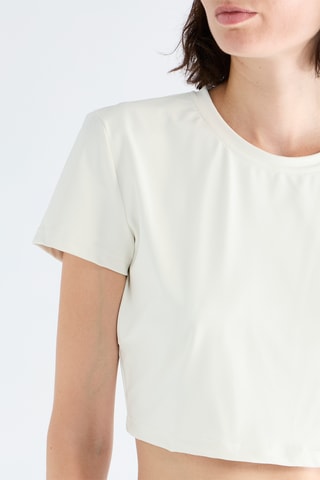 T-shirt cropped - Blanc
