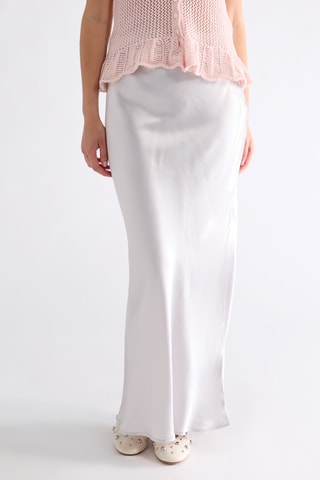 Jupe longue taille haute - Gris