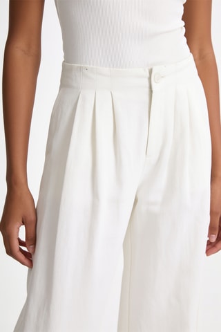 Pantalon wide legs - Blanc