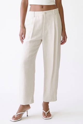 Pantalon droit - Beige