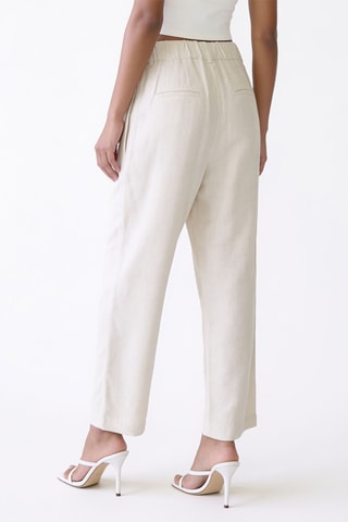 Pantalon droit - Beige
