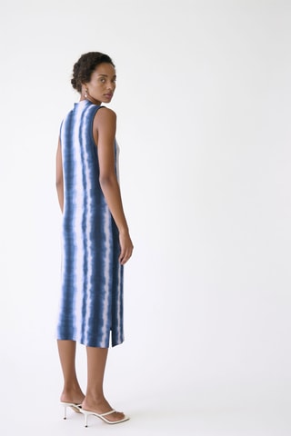Robe midi sans manches - Bleu