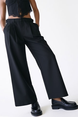 Pantalon wide legs - Noir