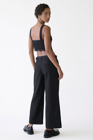 Pantalon wide legs - Noir
