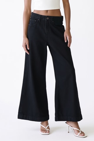 Pantalon flare - Noir