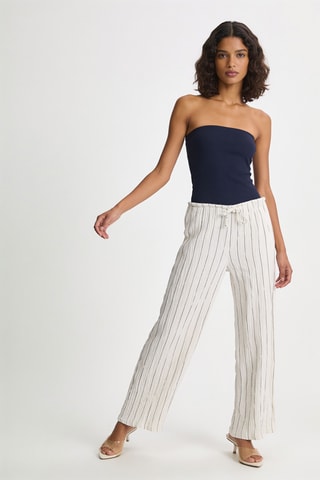 Pantalon wide legs - Blanc