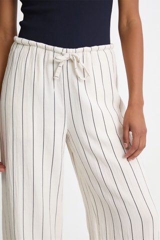 Pantalon wide legs - Blanc