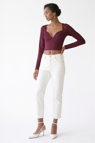 Crop top - Bordeaux
