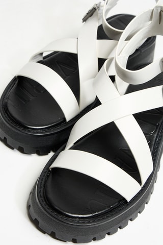 Sandales plateformes - Blanc
