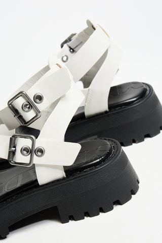 Sandales plateformes - Blanc