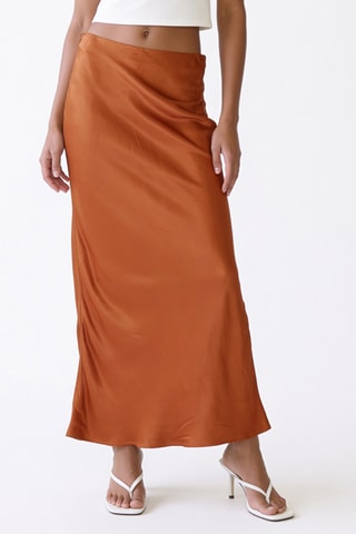 Jupe longue - Marron