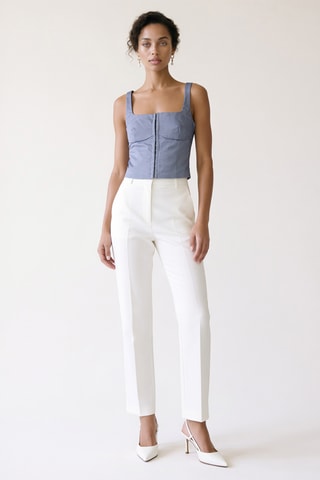 Top sans manches - Bleu