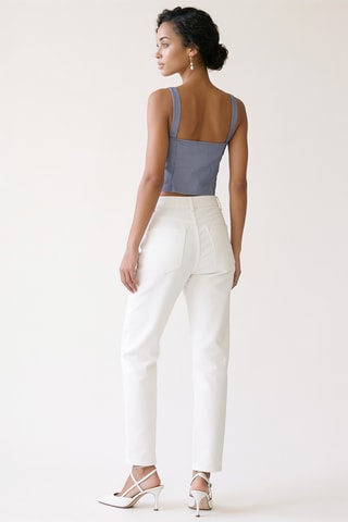 Top sans manches - Bleu