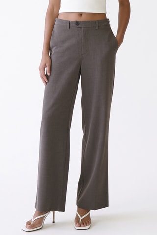 Pantalon droit - Gris