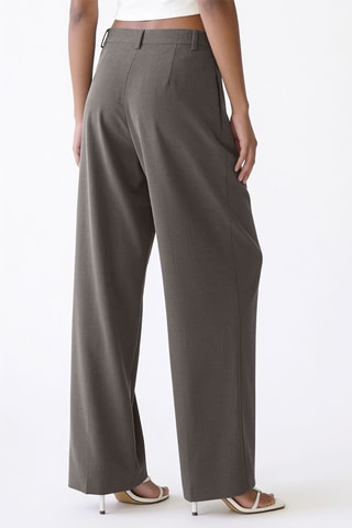 Pantalon droit - Gris