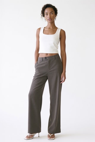 Pantalon droit - Gris