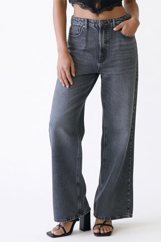 Jean wide legs - Gris foncé