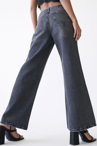 Jean wide legs - Gris foncé