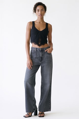 Jean wide legs - Gris foncé