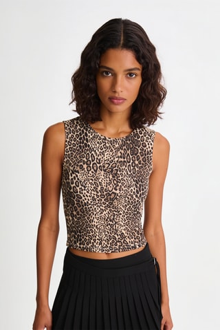 Crop top - Beige