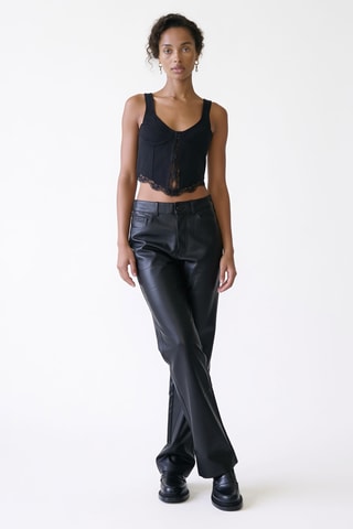 Pantalon droit - Noir