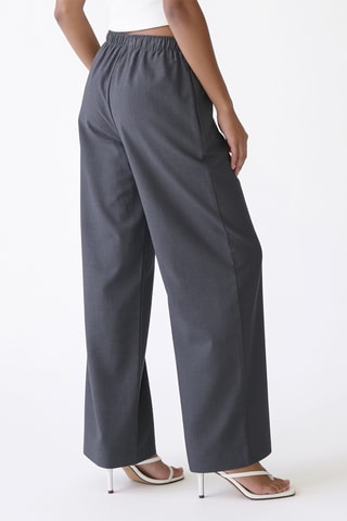 Pantalon droit - Gris foncé