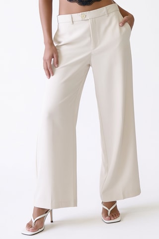 Pantalon droit - Beige