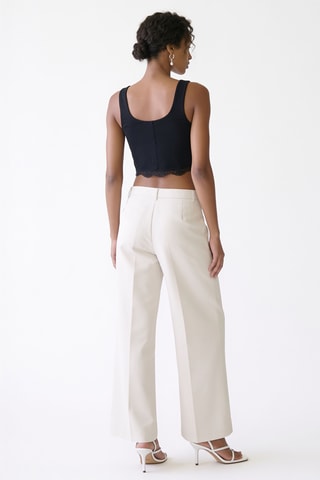 Pantalon droit - Beige